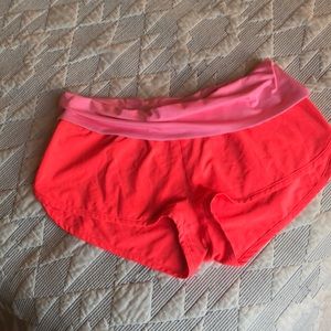 Lululemon Hot Pink Shorts sz 6